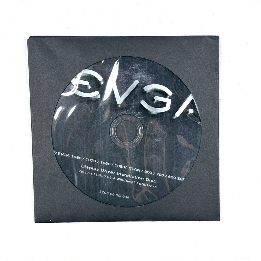 EVGA GTX TITAN Display Driver Installation Disc Version 16-990-99-4